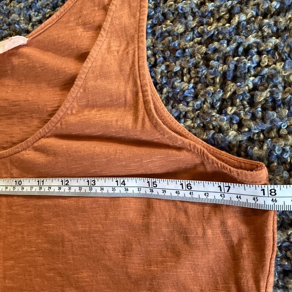 Ann Taylor LOFT Sunwashed Tank made in India. GUC. Super soft! - Picture 4 of 7
